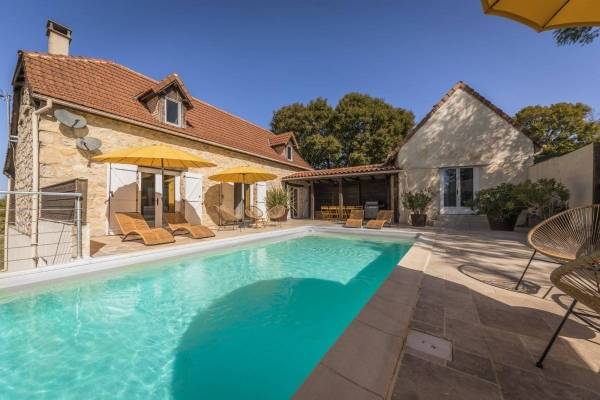 Luxe vakantiehuis in Frankrijk met een zwembad